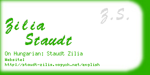 zilia staudt business card